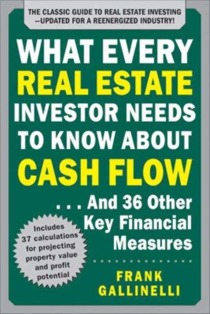 Binding: Paperback
Description: The updated edition of the bestselling essential guide to real estate financial calculations Every real estate investor needs to know how to calculate cash flow long - term gain net operating income and other basic financial formulas.