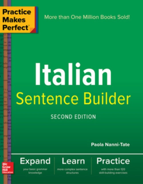 Binding: Paperback
Description: The go - to sentence - building guide now includes a brand - new fully comprehensive review chapter! You ve learned the fundamentals of Italian grammar like spelling word meanings and parts of speech.