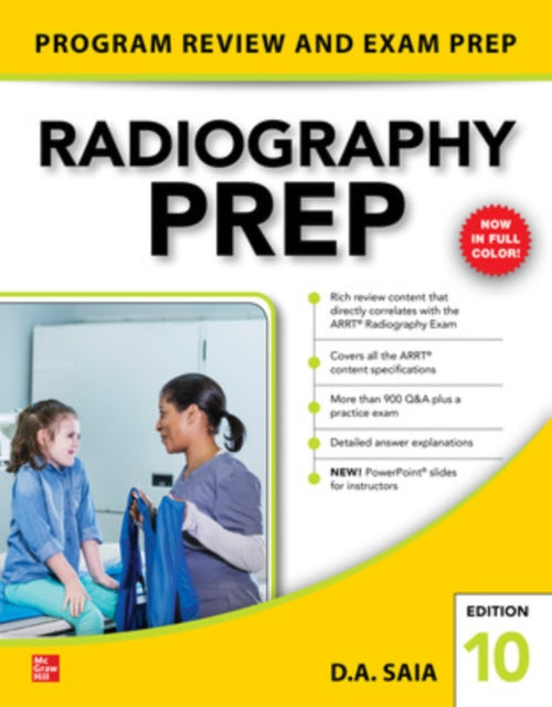 Binding: Paperback
Description: The radiography student's ultimate guide to acing the ARRT Certification Exam Hailed by Doody's Review Service as the gold standard among instructors and students Radiography PREP delivers a concise summary of the entire radiography curriculum in a readable narrative.