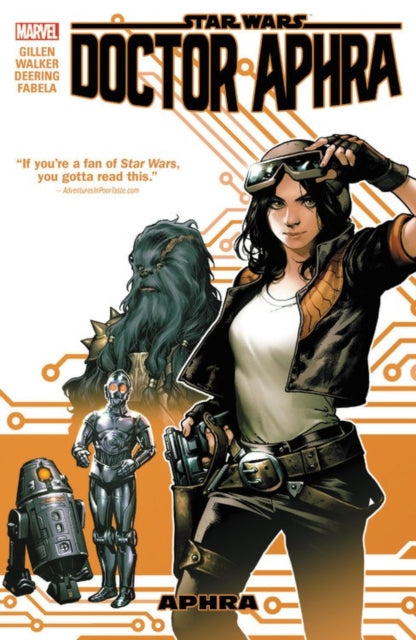 Binding: Paperback
Description: Following her time in the clutches of Darth Vader Doctor Aphra has barely escaped with her life. If he ever learns of her survival he'll hunt her to the ends of the galaxy. But for now it's time for a return to what she does best.
