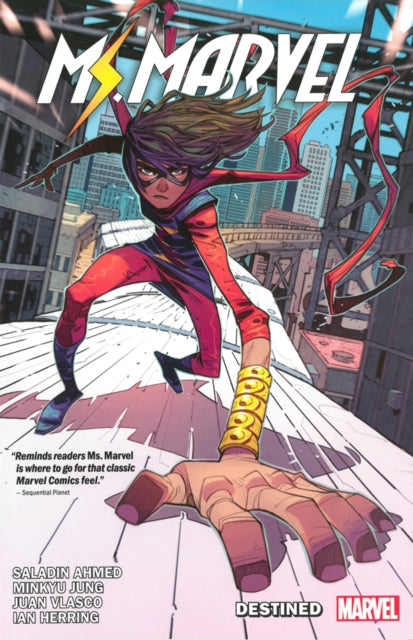 Binding: Paperback
Description: Ms. Marvel is back - and she's magnificent! But there's no such thing as business as usual in Jersey City. Aliens are wreaking havoc in Kamala's corner of the world and they seem weirdly interested in Ms.