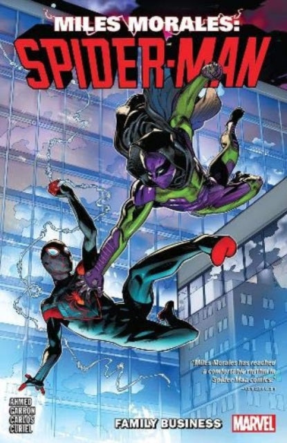 Binding: Paperback
Description: The villain called Ultimatum is here - and New York doesn't know what hit it! But while chasing this mysterious man from a mysterious place Miles Morales finds himself in a very awkward situation involving his uncle.