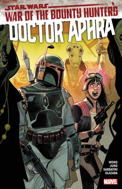 Binding: Paperback
Description: Doctor Aphra's adventures continue against the backdrop of War of the Bounty Hunters! Aphra and Sana Starros discover an eerie abandoned ship but on board they will discover a nightmarish horror not seen in the galaxy for untold eons.