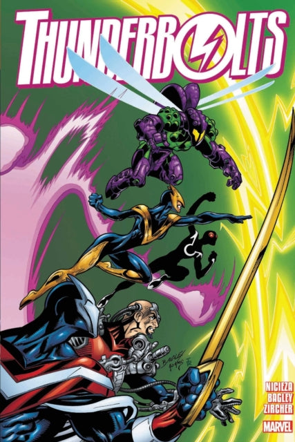 Binding: Hardcover
Description: Fabian Nicieza kicks off his run with a bang! Tragedy strikes the Thunderbolts as the team is targeted by a ruthless killer.