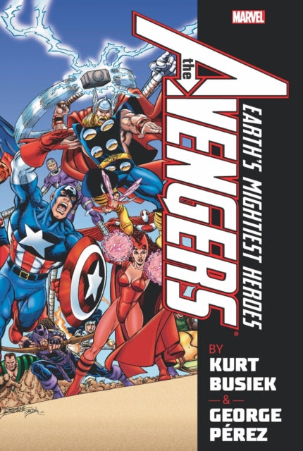 Binding: Hardcover
Title: Avengers By Busiek & Perez Omnibus Vol. 1
Author(s): Busiek Kurt, George Perez
Publisher: Marvel Comics
Barcode: 9781302945459
Pages: 1184 Pages, 1184 Illustrations, Unspecified
Publication Date: 1/3/2023
Category: Graphic Novels: Superheroes & Super-Villains