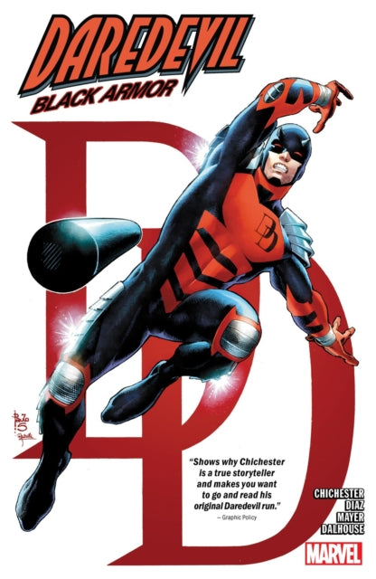Binding: Paperback
Description: Classic Daredevil writer D. G. Chichester returns to the character with an all - new story set during his initial run! BACK IN Black! D. G. Chichester returns to Hell's Kitchen to spin an all - new Daredevil story set during his landmark run with the character.