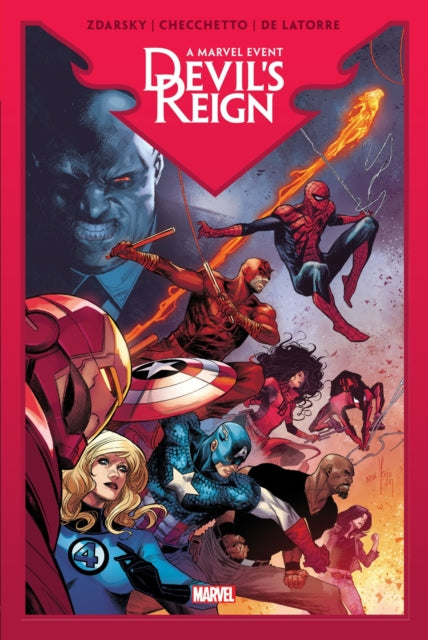 Binding: Hardcover
Title: Devil's Reign Omnibus
Author(s): Marvel Various, Marco Checchetto
Publisher: Marvel Comics
Barcode: 9781302952921
Pages: 680 Pages, 656 Illustrations, Unspecified
Publication Date: 1/9/2024
Category: Graphic Novels: Superheroes & Super-Villains