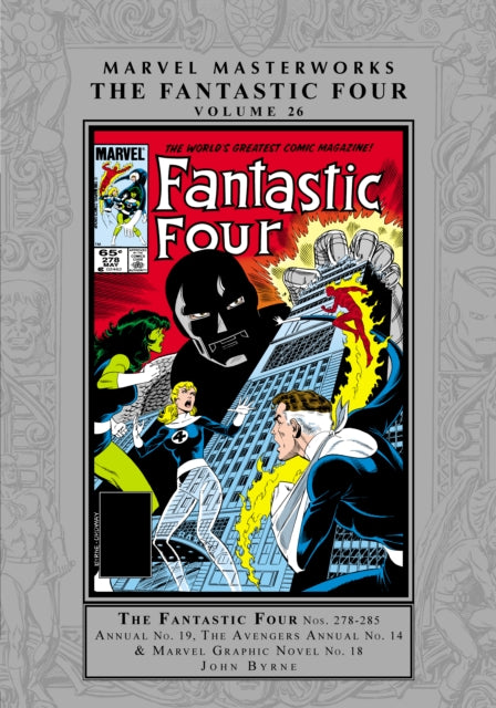 Binding: Hardcover
Description: Writer/artist John Byrne is bringing down the house - literally! The new face of Doctor Doom turns toward the FF and destroys their home and headquarters the Baxter Building.
