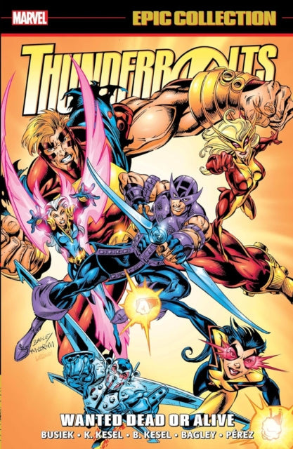 Binding: Paperback
Description: The twists and turns keep on coming as Kurt Busiek and Mark Bagley continue the redemption arc of the Thunderbolts! Lighting strikes twice! Baron Zemo's plan has failed and the Thunderbolts have been exposed as villains in disguise.