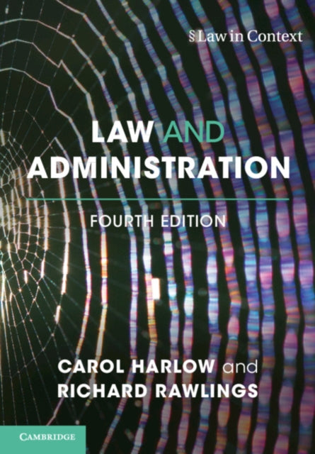Binding: Paperback
Description: Law and Administration takes a contextual approach to administrative law setting law and legal rules in the context of the social political and economic forces that shape the law and of the complex constitutional framework in which contemporary administrative law operates.