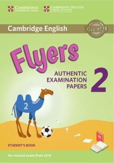 Binding: Paperback
Description: Authentic examination papers for learners preparing for the revised Cambridge English: Young Learners from 2018. This collection of examination papers for Flyers provides ideal exam practice.