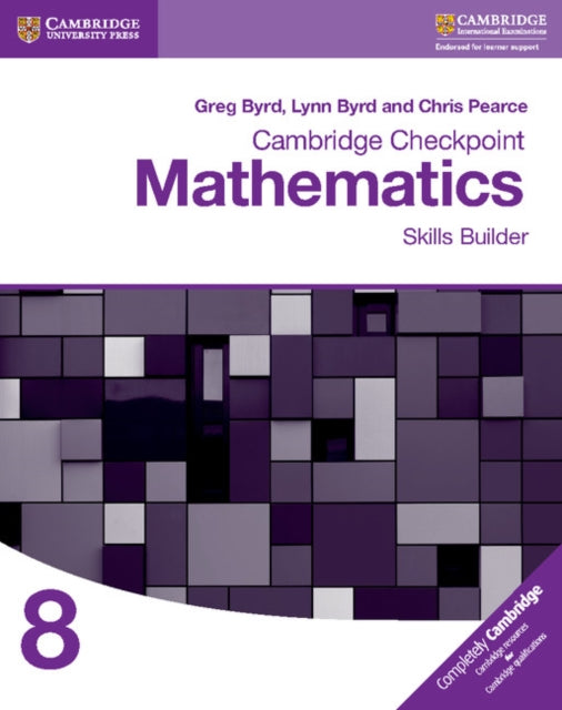 Binding: Paperback
Description: Written by well - respected authors the Cambridge Checkpoint Mathematics suite provides a comprehensive structured resource which covers the full Cambridge Secondary 1 Mathematics framework in three stages.