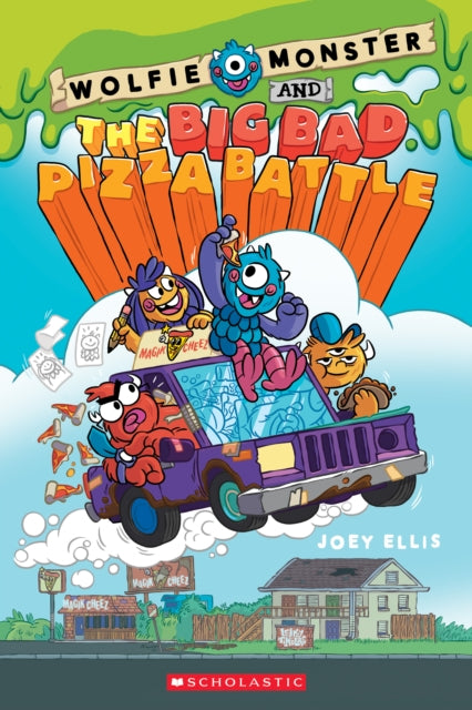 Ellis Joey - Wolfie Monster And The Big Bad Pizza Battle: A Graphic Novel - Paperback