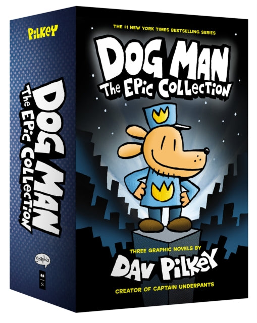 Binding: Hardcover
Description: A paw - some box set of the first three Dog Man books by worldwide bestselling author and artist Dav Pilkey.