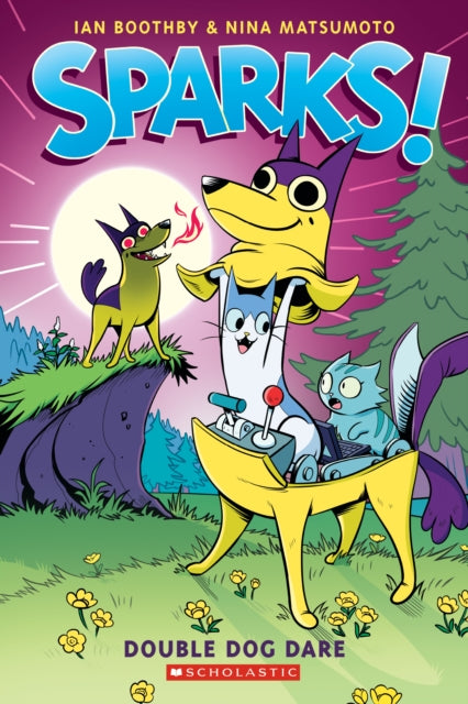 Binding: Paperback
Description: Sparks is in for trouble when he starts seeing double! Who's a good dog? ! Charlie and August the two cats that control the mechanical superhero dog Sparks are keeping the city safe.