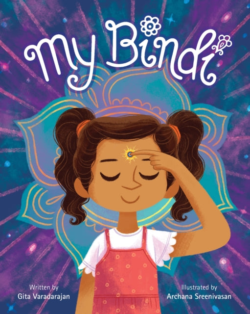 Binding: Hardcover
Description: In this universal story about embracing who we are and where we come from a young girl finds the magic and power of wearing a bindi for the first time in this moving and lyrical picture book debut from Gita Varadarajan. There in the mirror I see a shining star.