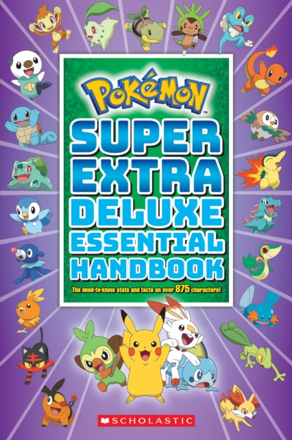 Binding: Paperback
Description: It's the all - in - one comprehensive guide to Pok mon! With over 560 color pages and info on over 875 Pok mon the Super Extra Deluxe Essential Handbook is a must - have for Trainers of all ages.