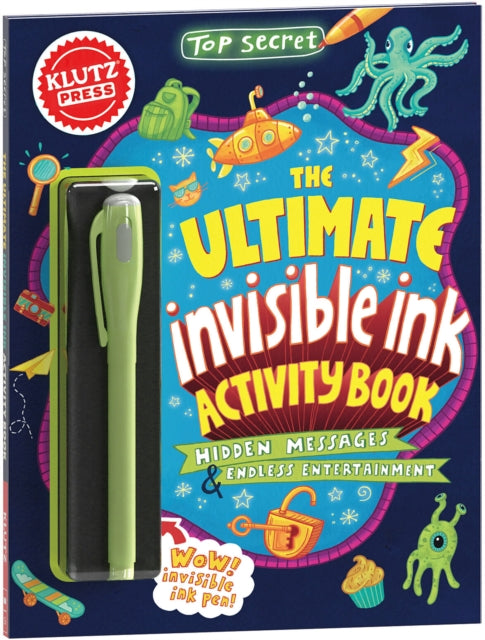 Scholastic Inc. - Top Secret: The Ultimate Invisible Ink Activity Book (Klutz Activity Book) - Hardcover