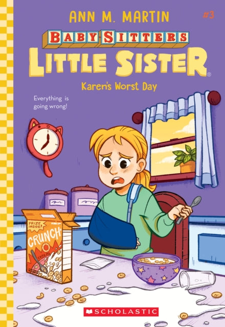 Binding: Paperback
Description: It's fun to be a Baby - sitters Little Sister! No fair! Karen is having a bad - luck day. Her favorite jeans are missing. There's no prize in the Crunch - O cereal box. And Boo - Boo the cat runs away from her! Karen tries everything to make her day better.