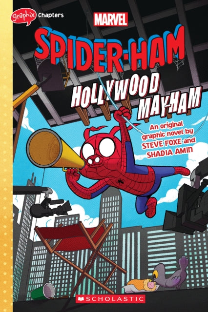 Binding: Paperback
Description: Peter Porker the Spectacular Spider - Ham hits the PIG time in Hollywood! Legendary director Alfred Peacock has acquired the rights to bring Spider - Ham's spectacular story to the silver screen.