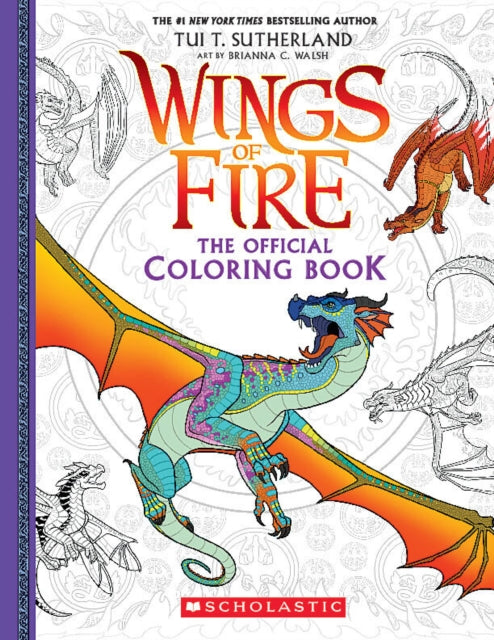 Scholastic Inc. - Official Wings Of Fire Coloring Book - Paperback