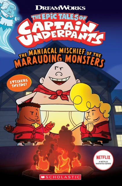 Rusu Meredith - Captain Underpants: Maniacal Mischief Of The Marauding Monsters (With Stickers) - Paperback