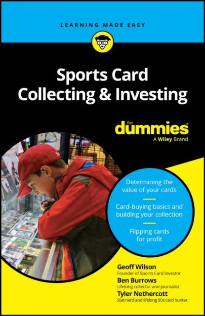 Binding: Paperback
Description: Become a part of the growing sports card trading community Sports Card Collecting & Investing For Dummies will teach you how to start or resume collecting how to trade sell grade and protect your cards.