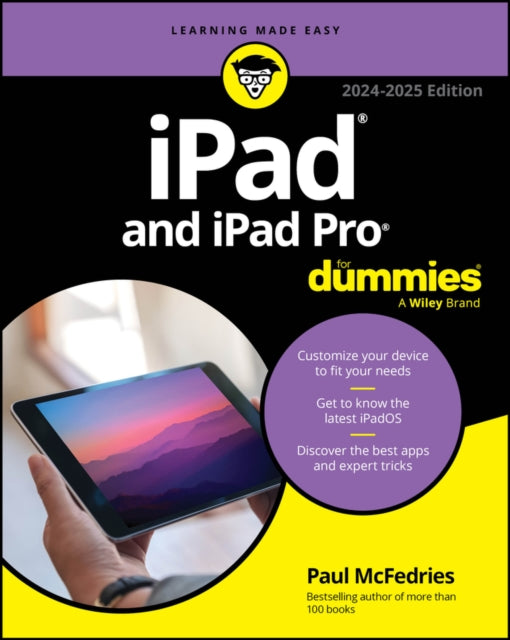 Binding: Paperback
Description: Help for newcomers to Apple's popular tablet computer Fully updated to cover the latest version of i Pad OS and all the newest features i Pad & i Pad Pro For Dummies is your fun full - color guide to the most popular tablet on the market.