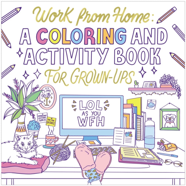 Binding: Paperback
Description: De - stress your workday and laugh your way to relaxation! Remote employees put your stress on mute with this hilarious grown - up coloring and activity book all about the joys and challenges of working from home.
