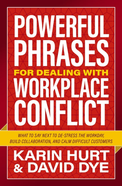 Binding: Paperback
Description: An essential guide to master any workplace conflict with confidence and ease have less drama better results and thrive at work. In many workplaces today workplace conflict is an escalating issue.
