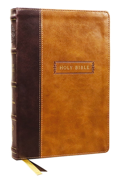 Binding: Special Bindings
Description: Enjoy the unmatched beauty of the King James Version combined with the readability of Thomas Nelson's exclusive KJV Comfort Print typeface all in a Bible that includes over 73,000 cross references and the Apocrypha.