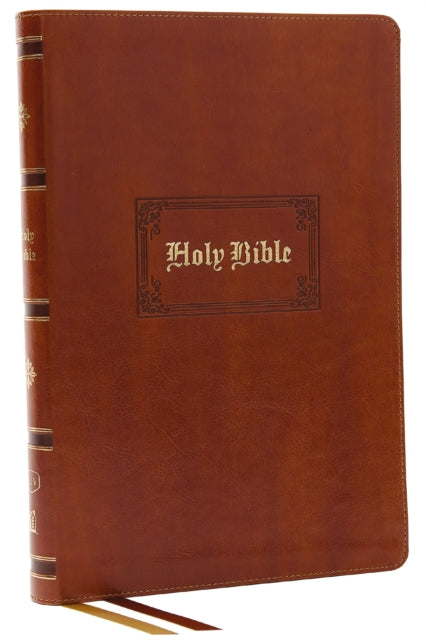 Binding: Special Bindings
Description: Don t sacrifice readability for portability with this KJV Giant Print Thinline Bible. The extra - large Bible text features Thomas Nelson's exclusive KJV Comfort Print which was designed to be the easiest to read at any size.