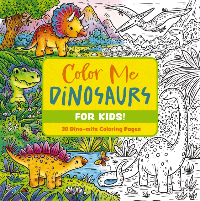 Binding: Paperback
Description: Journey back in time to the prehistoric era with 50 dino - mite coloring pages! Create your own Mesozoic masterpieces! From the towering T.