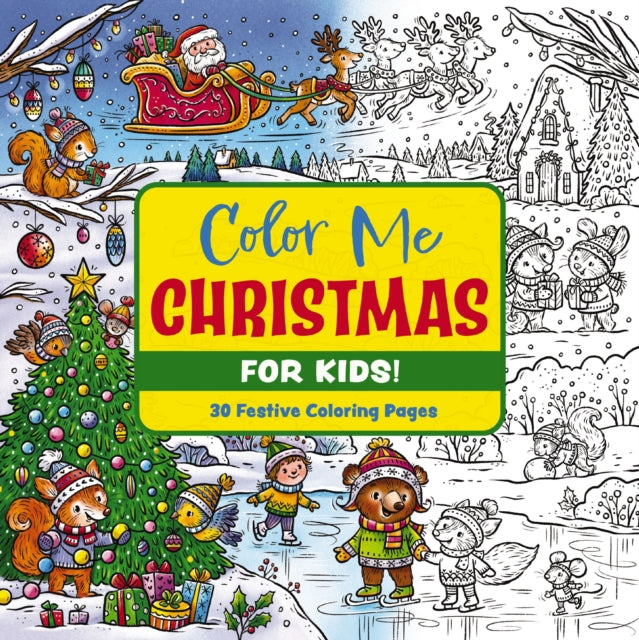 Binding: Paperback
Description: Unwrap a world of holiday magic with Color Me Christmas (for Kids!). From jolly Santas and playful reindeer to twinkling Christmas trees and cozy winter scenes each coloring page brings a new festive picture to spark creativity.