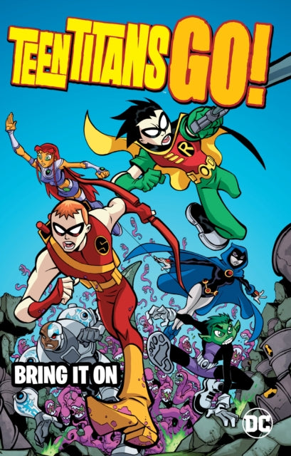 Binding: Paperback
Description: These teens are taking off the training wheels and are ready for action! With no adult supervision they can eat all of the pizza they want and still save the day.