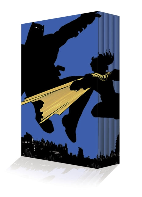 Binding: Hardcover
Description: The anniversary celebration of Frank Miller's epic interpretation of the Dark Knight's future continues with this new slipcase edition that reprints each issue of the original Dark Knight Returns miniseries in its own hardcover volume all in a beautifully designed slipcase.