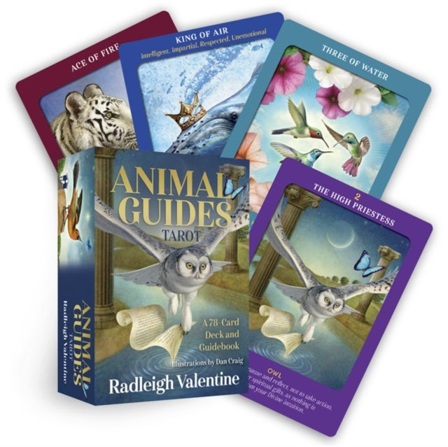 Valentine Radleigh - Animal Guides Tarot A 78 - Card Deck And Guidebook