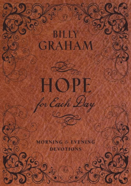 Binding: Hardcover
Description: Beginning and ending your day with a daily devotional can be a game changer. Leading inspirational author and pastor Billy Graham shares words of wisdom and inspiration for hope - filled living with 730 devotions in Hope for Each Day: Morning and Evening Devotions.