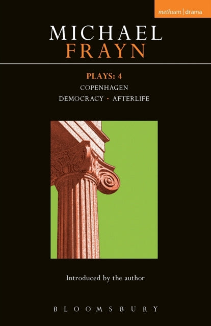 Binding: Paperback
Description: Michael Frayn is one of the great playwrights of our time enjoying international acclaim and prestige. This anthology contains three of his strongest titles of serious drama: Copenhagen Democracy and Afterlife.