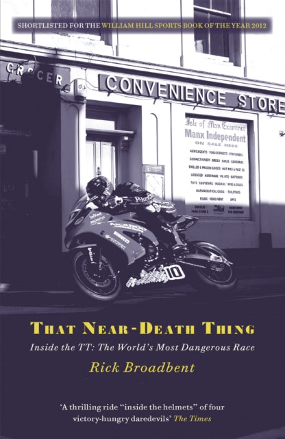 Binding: Paperback
Description: The Isle of Man TT - the world's most dangerous race - as seen through the eyes of Cummins Martin Mc Guinness and Dunlop. THAT NEAR Death Thing is a life - affirming journey to the heart of the world's most dangerous race.