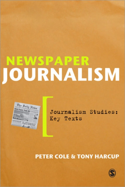 Harcup Tony - Newspaper Journalism - Paperback
