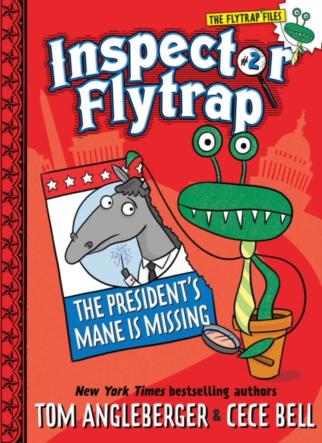 Binding: Paperback
Description: The adventures of Inspector Flytrap and Nina the Goat continue in Inspector Flytrap: The President's Mane is Missing an illustrated chapter book from New York Times bestselling author Tom Angleberger and Newbery Honor winner Cece Bell! Meet Inspector Flytrap.