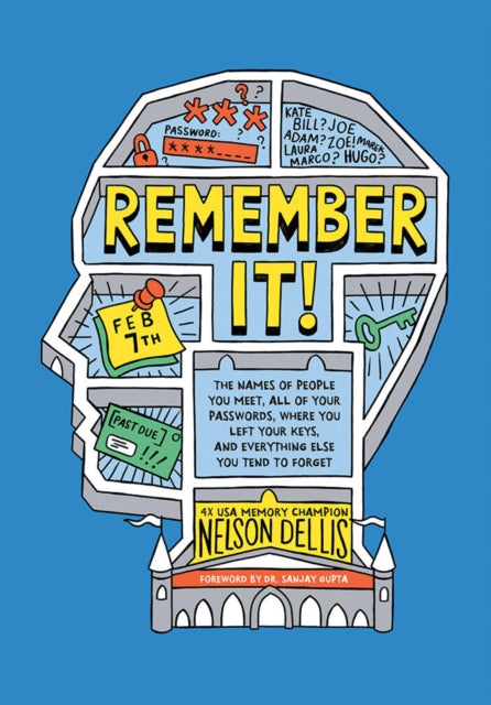 Binding: Paperback
Description: In Remember It! four - time US a Memory Champion Nelson Dellis teaches us how to make the most of our memory using his competition - winning techniques featuring illustrations by Adam Hayes.