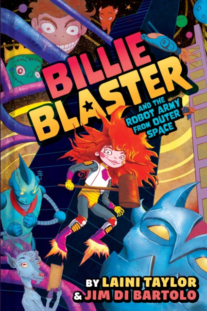 Binding: Hardcover
Description: Billie Blaster and the Robot Army from Outer Space is an out - of - this - world new middle - grade graphic novel about a genius scientist and her evil nemesis created by New York Times bestselling author Laini Taylor and cartoonist Jim Di Bartolo.