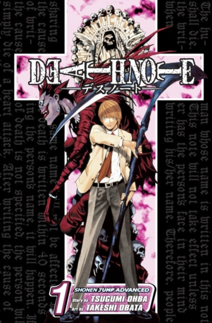 Binding: Paperback
Description: When Light Yagami finds a notebook giving him power over death will he use it for good or evil? Light Yagami is an ace student with great prospects - - and he's bored out of his mind. But all that changes when he finds the Death Note a notebook dropped by a rogue Shinigami death god.