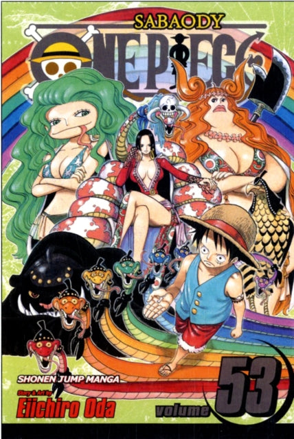 Binding: Paperback
Description: Join Monkey D. Luffy and his swashbuckling crew in their search for the ultimate treasure One Piece! As a child Monkey D. Luffy dreamed of becoming King of the Pirates.