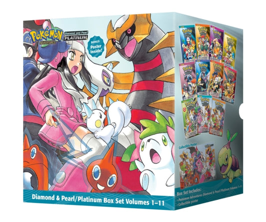Binding: Paperback
Description: All 11 volumes in the series collected into one box set! Pok mon Trainers Pearl and Diamond are star struck! Their goal? To perfect their Pok mon comedy act. So how do they wind up as bodyguards to a spoiled little rich girl on a quest to reach the peak of Mt.