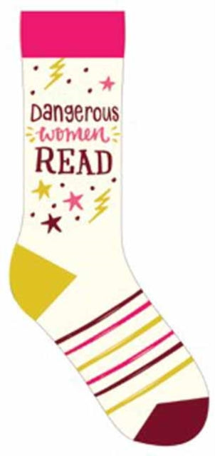 Binding: Specialty Items
Description: Select Guide Rating
Title: Dangerous Women Read Socks
Author(s): Publisher Gibbs Smith
Publisher: Gibbs M. Smith Inc
Barcode: 9781423652960
Publication Date: 11/20/2019
Category: Miscellaneous Items