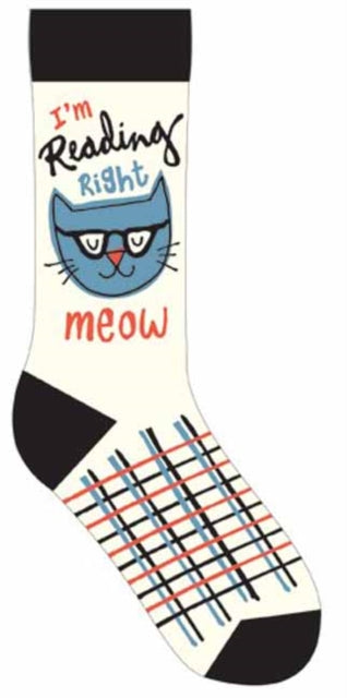 Binding: Specialty Items
Description: Select Guide Rating
Title: I'm Reading Right Meow Socks
Author(s): Publisher Gibbs Smith
Publisher: Gibbs M. Smith Inc
Barcode: 9781423652977
Publication Date: 8/20/2019
Category: Miscellaneous Items