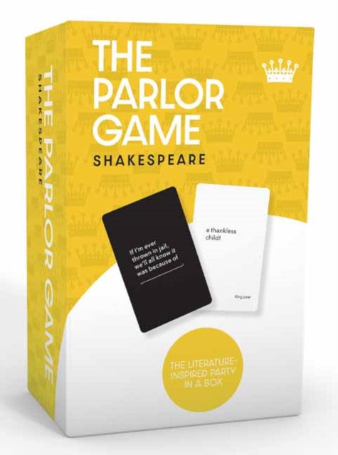 Binding: Toys & Hobbies
Title: William Shakespeare The Parlor Game A Literature - Inspired Party In A Box
Author(s): Publisher Gibbs Smith
Publisher: Gibbs M. Smith Inc
Barcode: 9781423656647
Publication Date: 9/1/2020
Category: Hobbies, Quizzes & Games